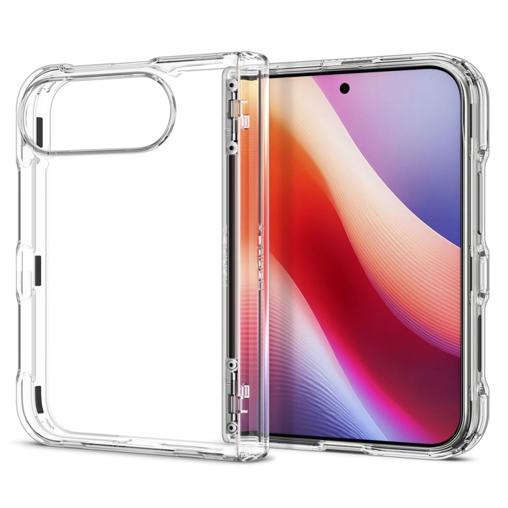 Dėklas Spigen Ultra Hybrid Pro iPhone Duo, skaidrus