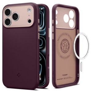 Spigen Nano Pop MagSafe dėklas iPhone 18 Pro Max / 17 Pro Max - tamsaus vyšnio spalvos