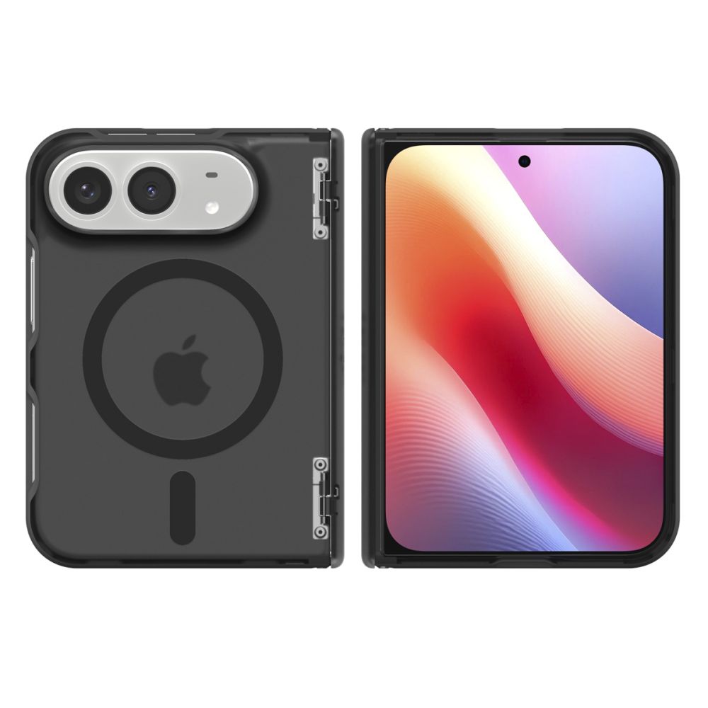 Dėklas Spigen Ultra Hybrid Pro MagSafe iPhone Duo, matinis juodas