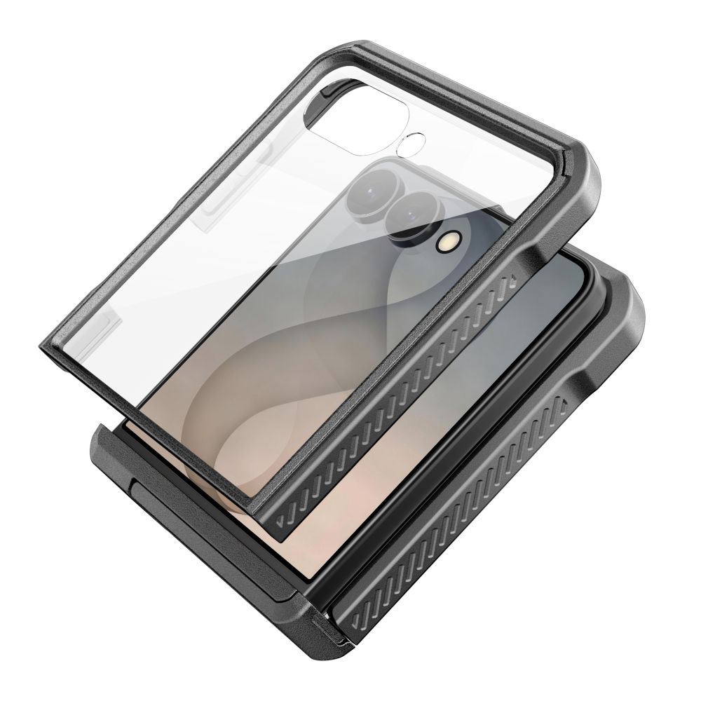 Dėklas Tech-Protect Kevlar Pro Galaxy Z Flip 8, juodas